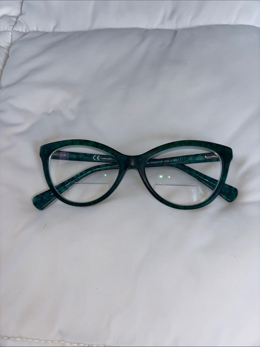 Lancetti Eyeglass Frame Emerald Green